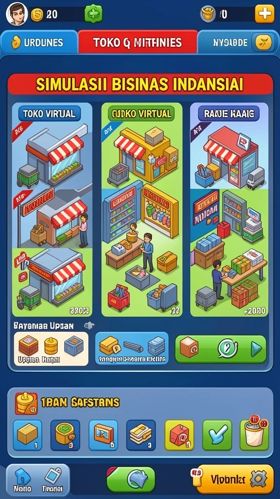 Tantangan menarik dalam setiap level.