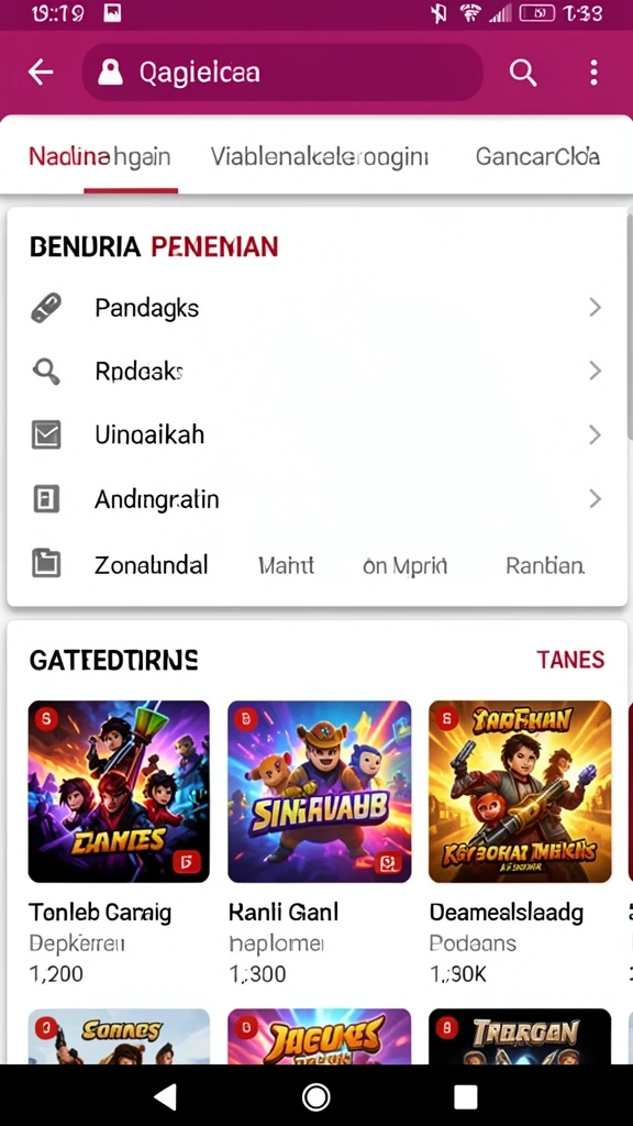 Tampilan antarmuka yang menarik dan user-friendly.