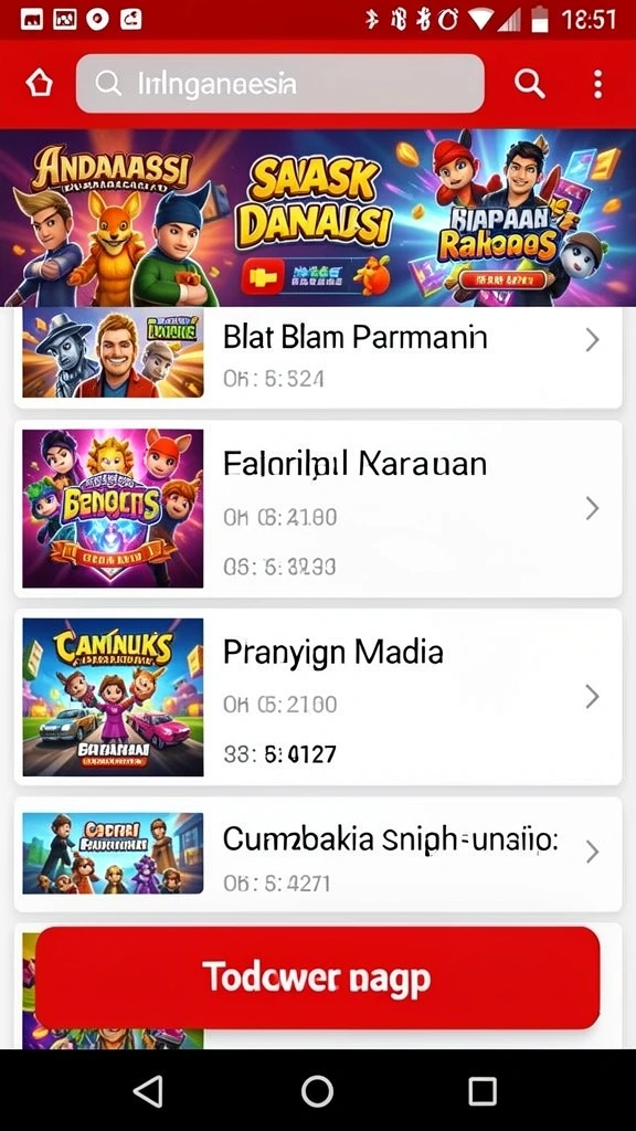 Tampilan antarmuka yang ramah pengguna dan mudah dinavigasi.