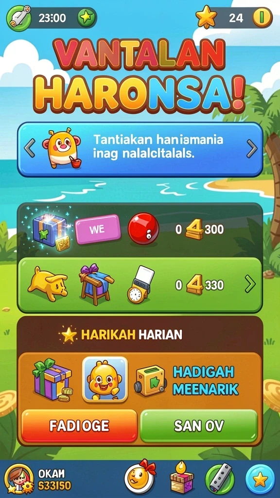 Tampilan antarmuka yang menarik dan ramah pengguna.