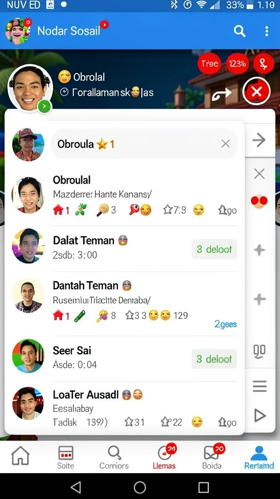 Berbagai tema yang menarik untuk dipilih.