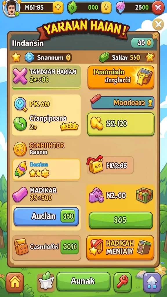 Tampilan antarmuka yang menarik dan mudah digunakan.