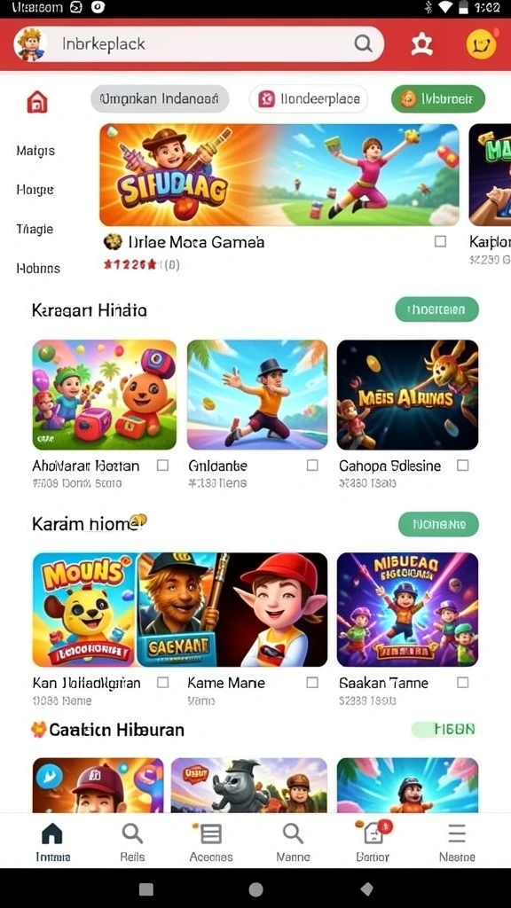 Tampilan antarmuka yang bersih dan menarik.
