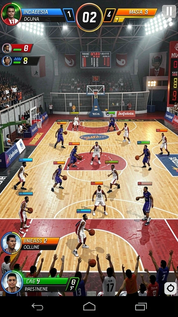 Screenshot dari mode multiplayer yang mengasyikkan.