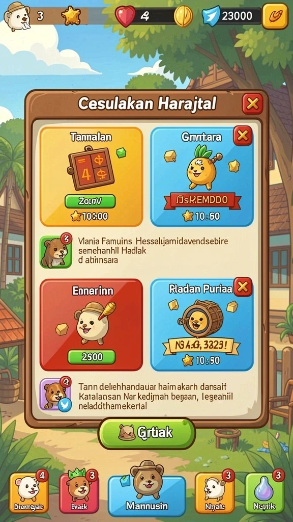 Fitur komunitas yang memungkinkan interaksi antar pemain.