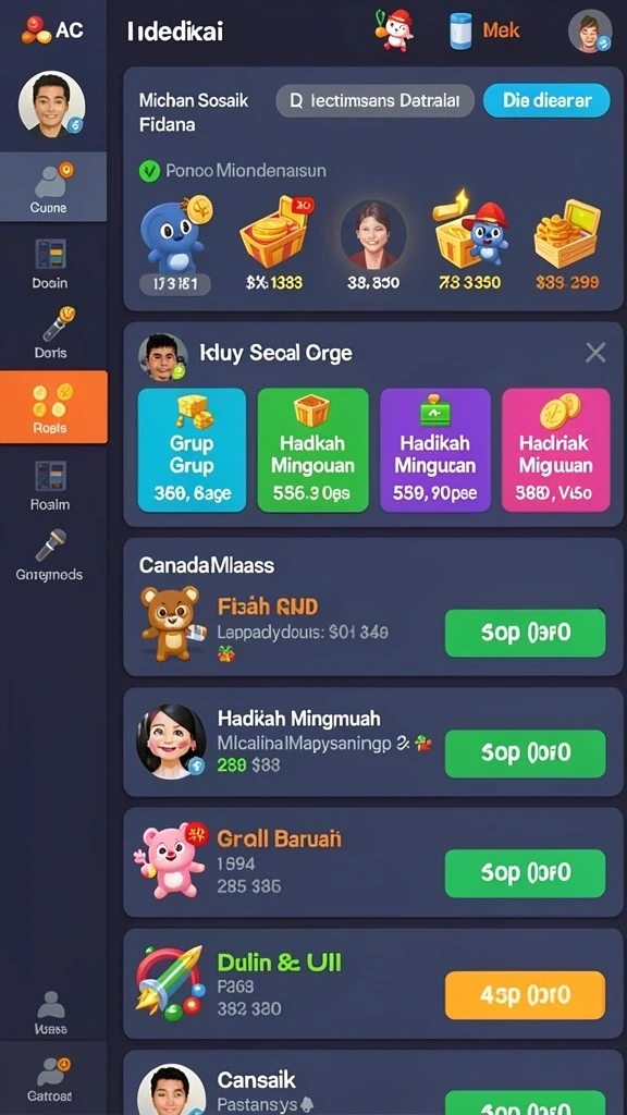 Fitur multiplayer untuk bermain bersama teman.