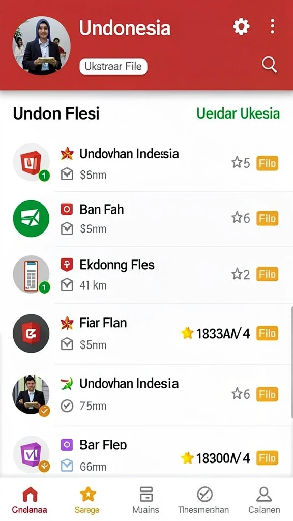 Tampilan antarmuka yang ramah pengguna.