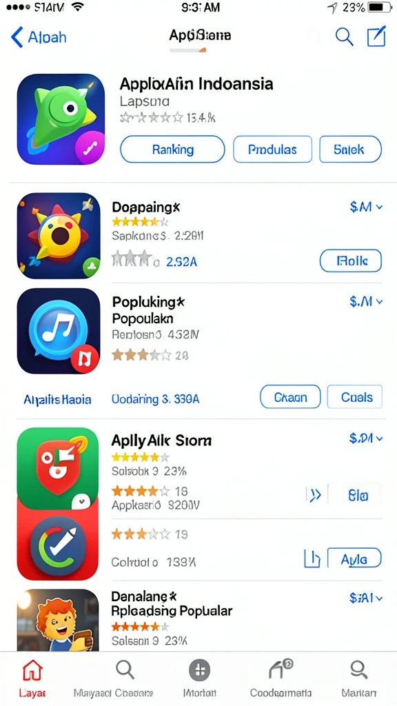 Tampilan grafis yang menarik dan modern.
