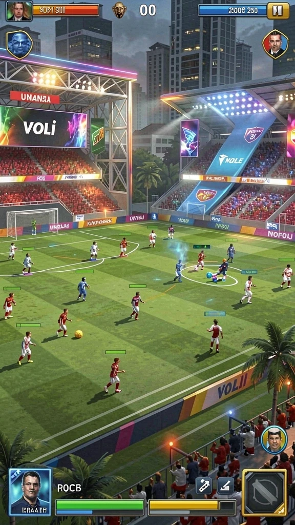 Screenshot menunjukkan momen multiplayer yang seru.