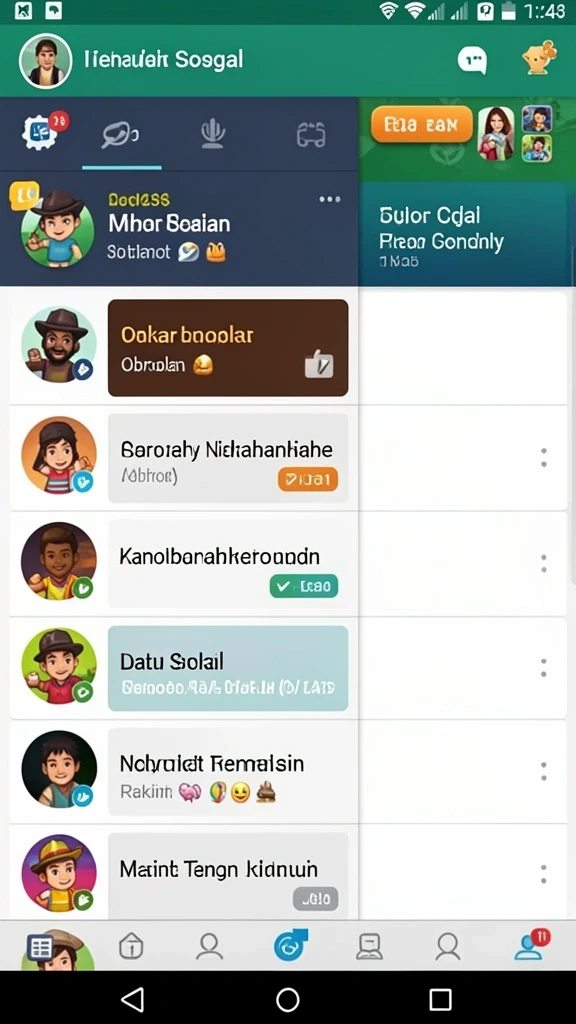 Tampilan antarmuka yang modern dan user-friendly.