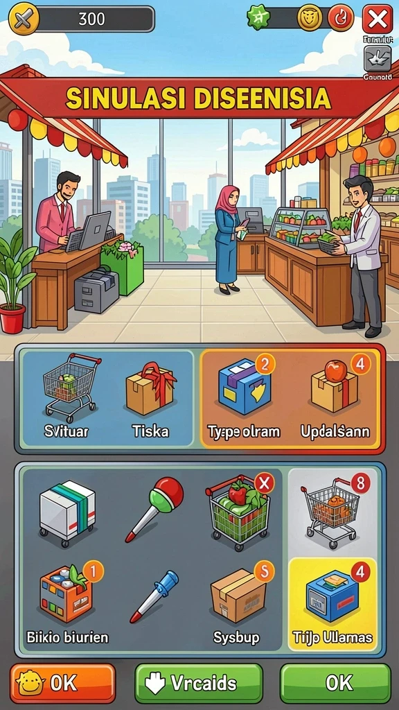 Berbagai pilihan permainan yang sangat seru.
