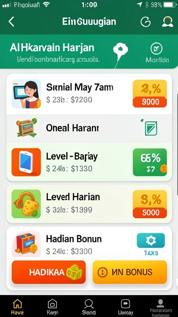 Tampilan antarmuka yang menarik dan mudah dinavigasi.