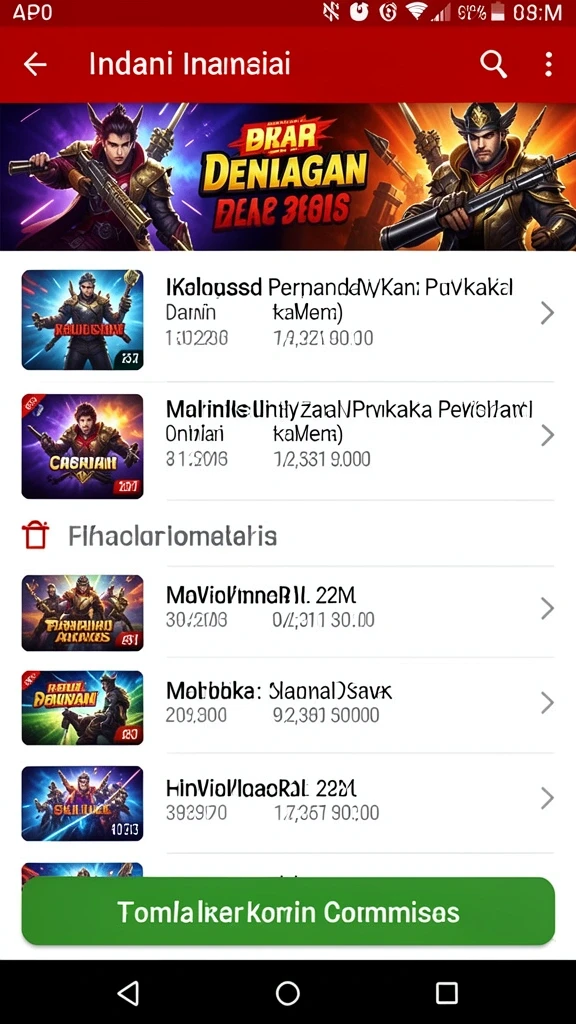 Tampilan antarmuka yang intuitif dan menarik.