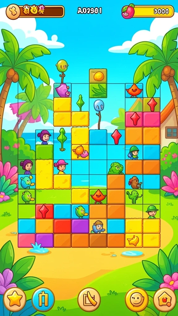 Screenshot menampilkan tampilan awal game yang menarik.