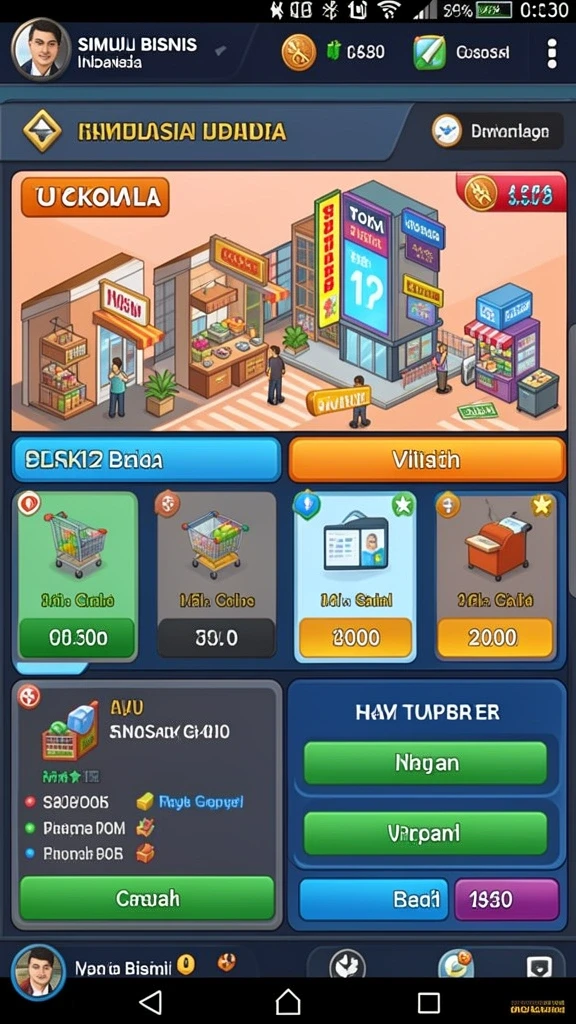 Karakter unik yang bisa dipilih dalam permainan.