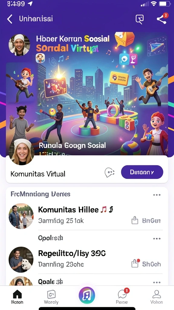 Tampilan antarmuka yang sederhana dan intuitif.