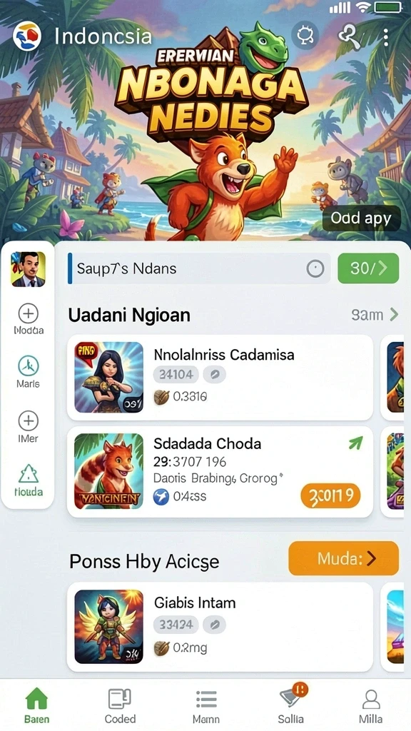 Grafis yang menawan di setiap level permainan.