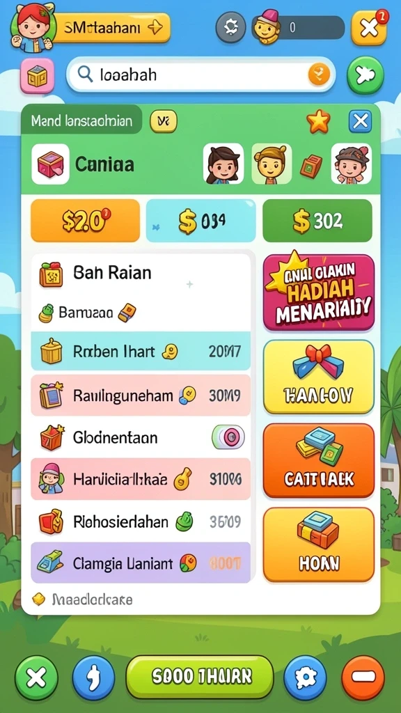 Mode permainan multi-pemain yang seru dan kompetitif.