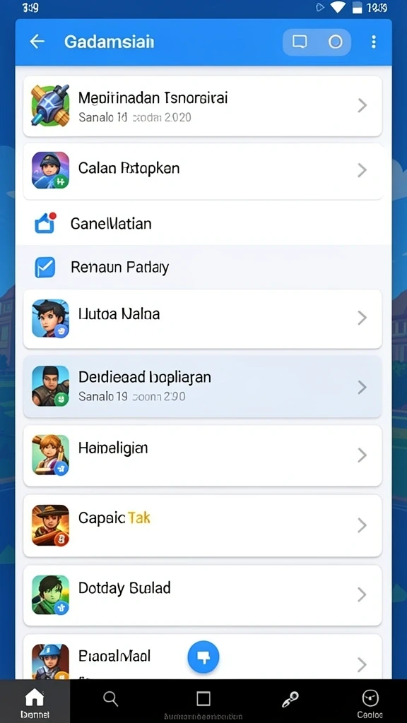 Tampilan antarmuka JARUM77 yang menarik dan intuitif.