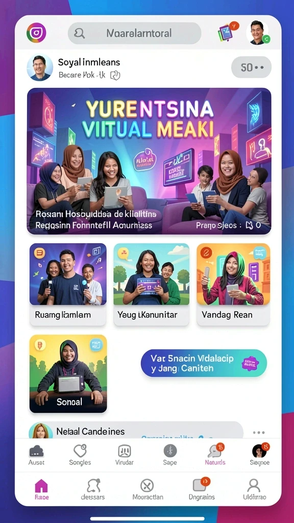 Komunitas pemain aktif yang mendukung dan bersahabat.