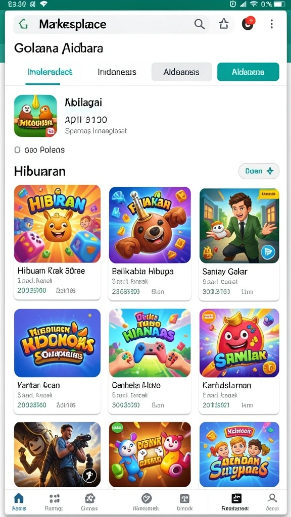 Tampilan beranda MAMIBET yang menarik dan mudah diakses.