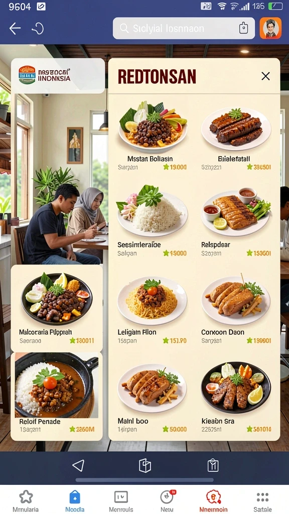 Tampilan awal yang memukau dan penuh warna.