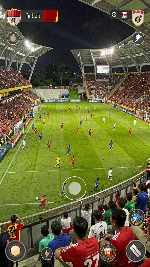 Tampilan level yang beragam dan penuh warna.