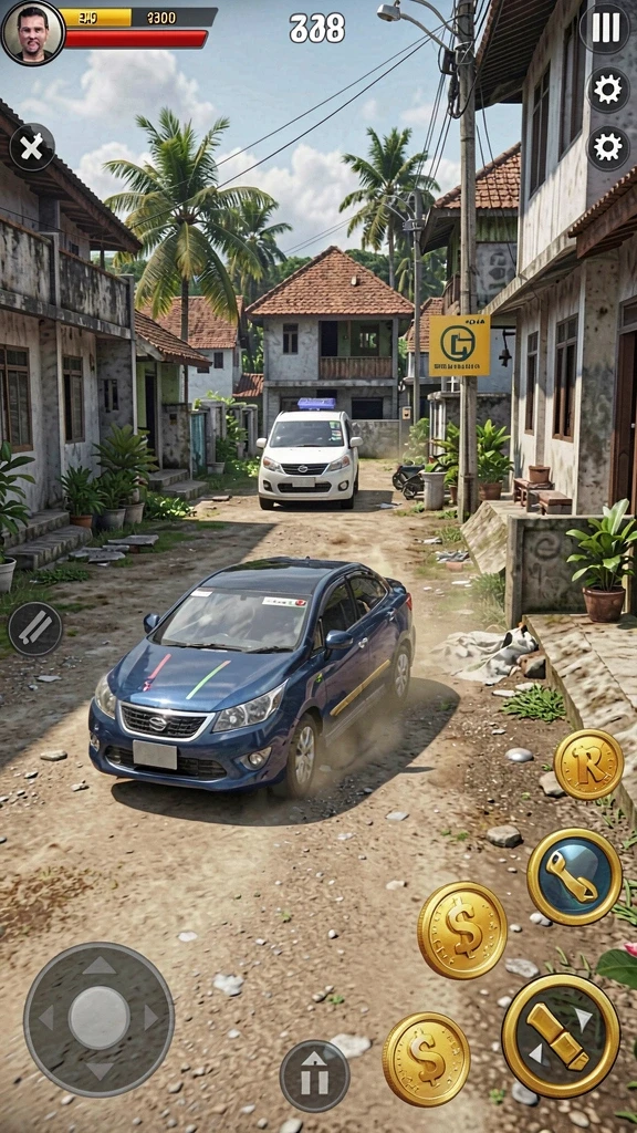 Tangkapan layar menunjukkan petualangan penuh warna.