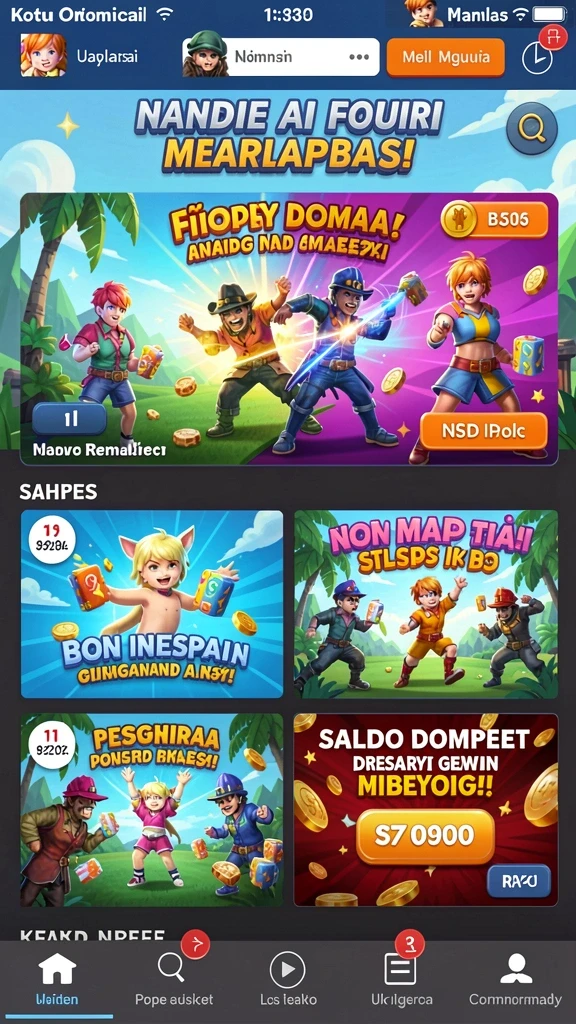 Fitur mode turnamen yang seru dan kompetitif.