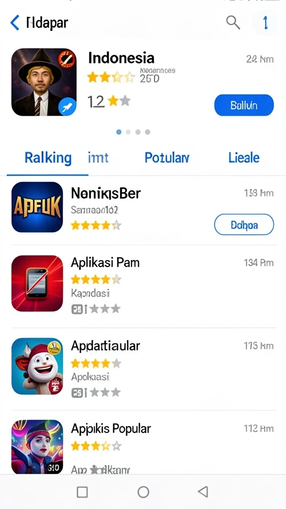 Screenshot menunjukkan mode permainan kompetitif yang seru.