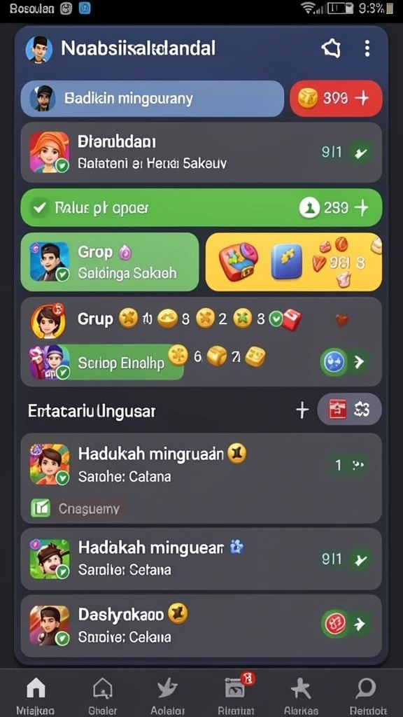 Screenshot yang menampilkan petualangan di alam terbuka.