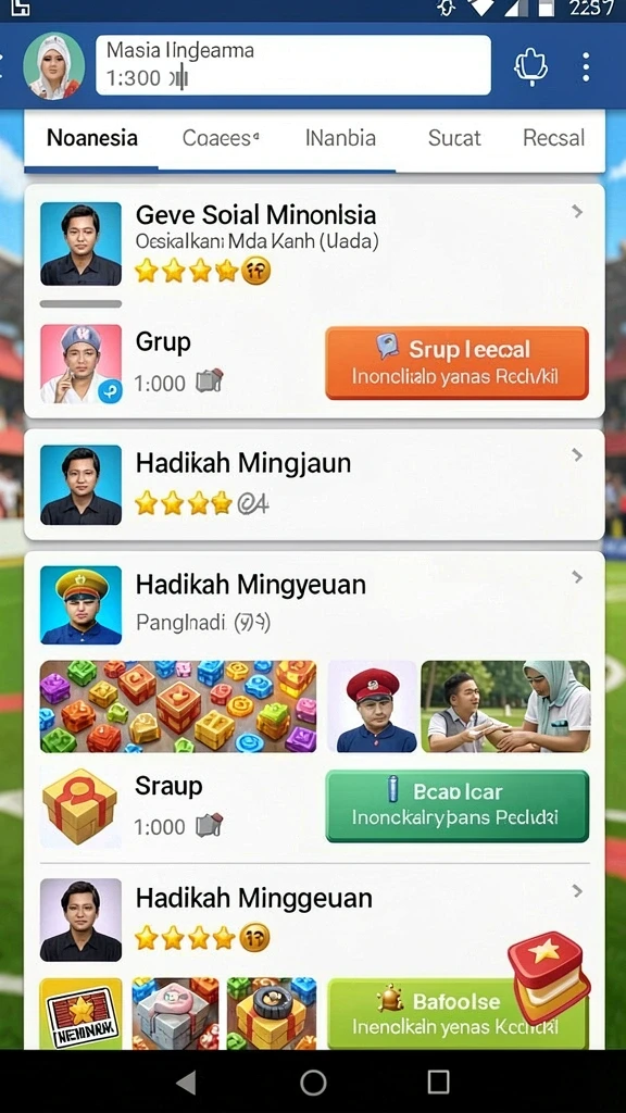 Tampilan antarmuka yang menarik dan user-friendly.
