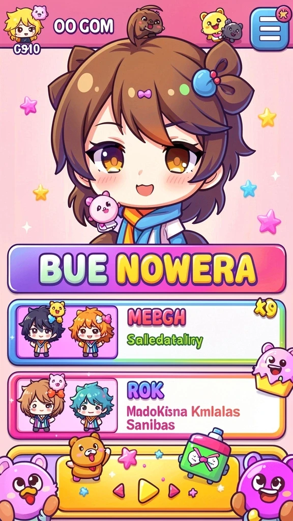 Screenshot menunjukkan tampilan awal game RPLOOT.