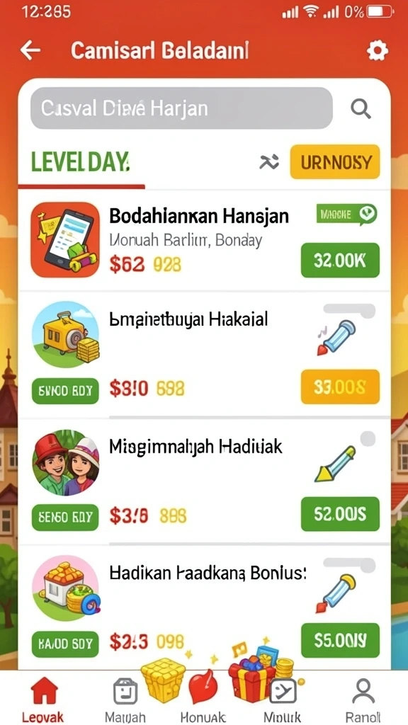 Antarmuka pengguna yang intuitif dan menarik.