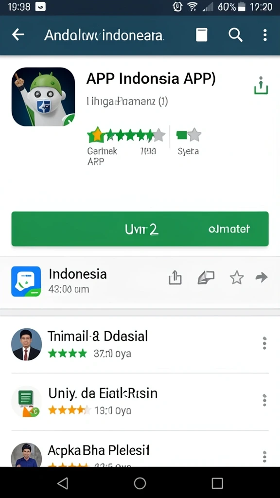 Tampilan awal aplikasi SESETOTO yang menarik.