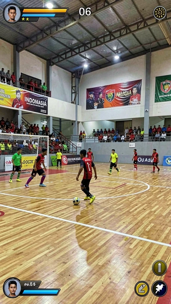 Fitur karakter unik dengan kemampuan berbeda.