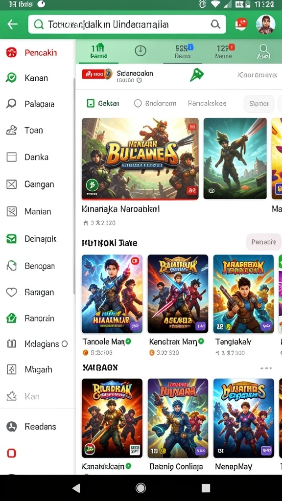 Tampilan menarik dari level pertama SPINGILA.