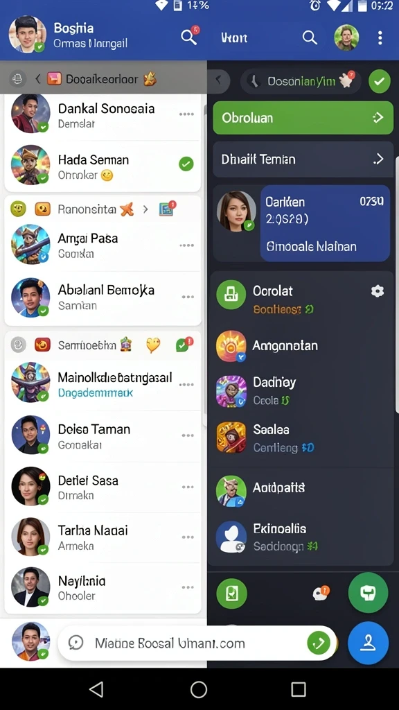 Tampilan antarmuka yang ramah pengguna.