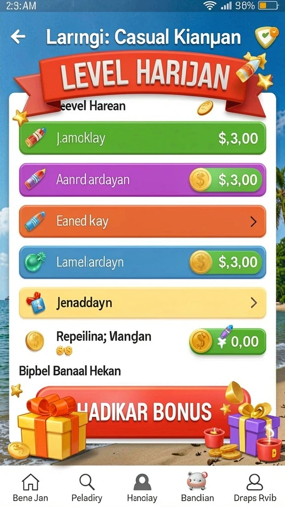 Tampilan antarmuka yang menarik dan mudah dipahami.