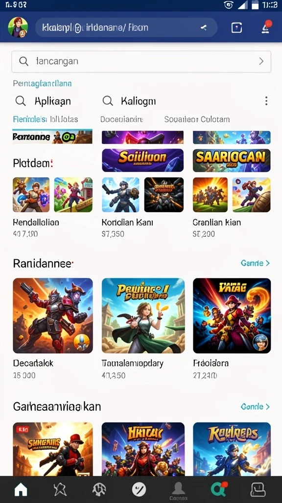 Screenshot tampilan awal aplikasi SUPRASLOT.