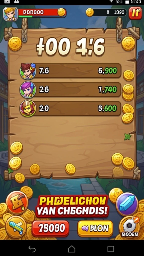 Gambar permainan slot yang sedang berlangsung.