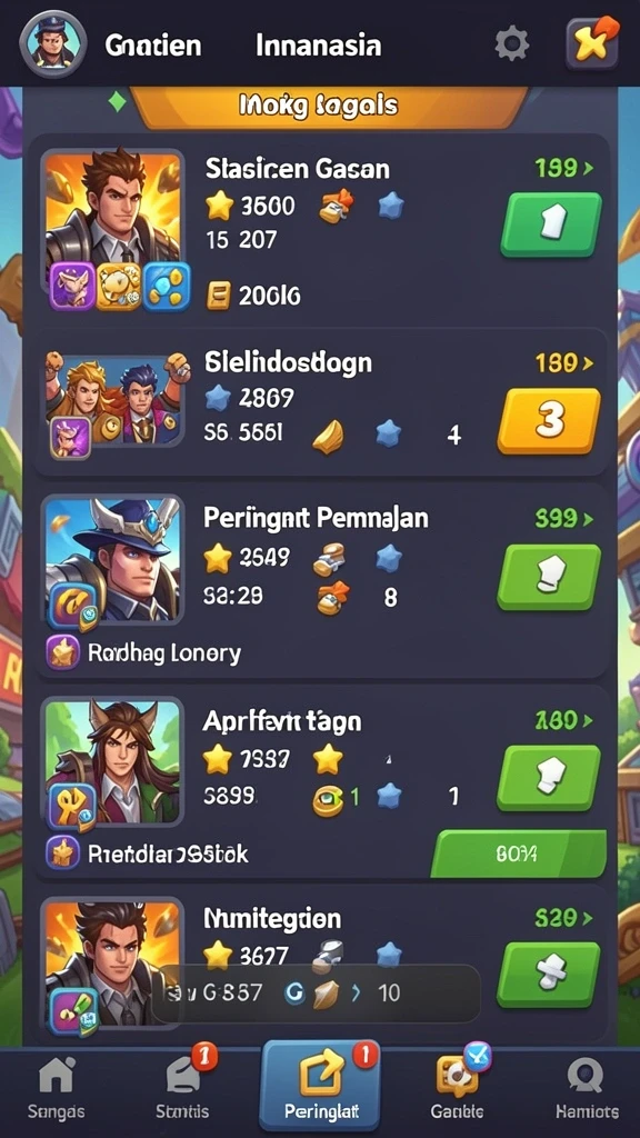 Grafis yang memukau dan desain yang modern.