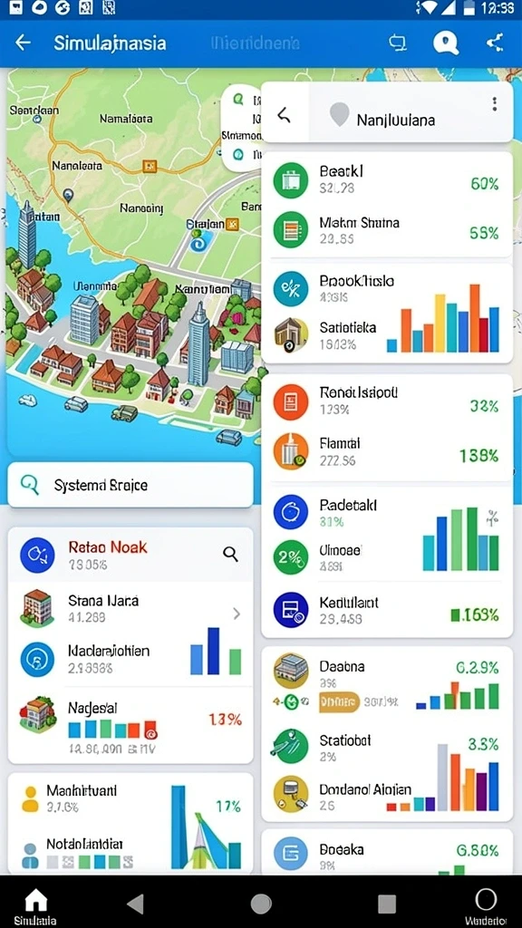 Screenshot aplikasi ZAFANZO menampilkan grafis yang memukau.